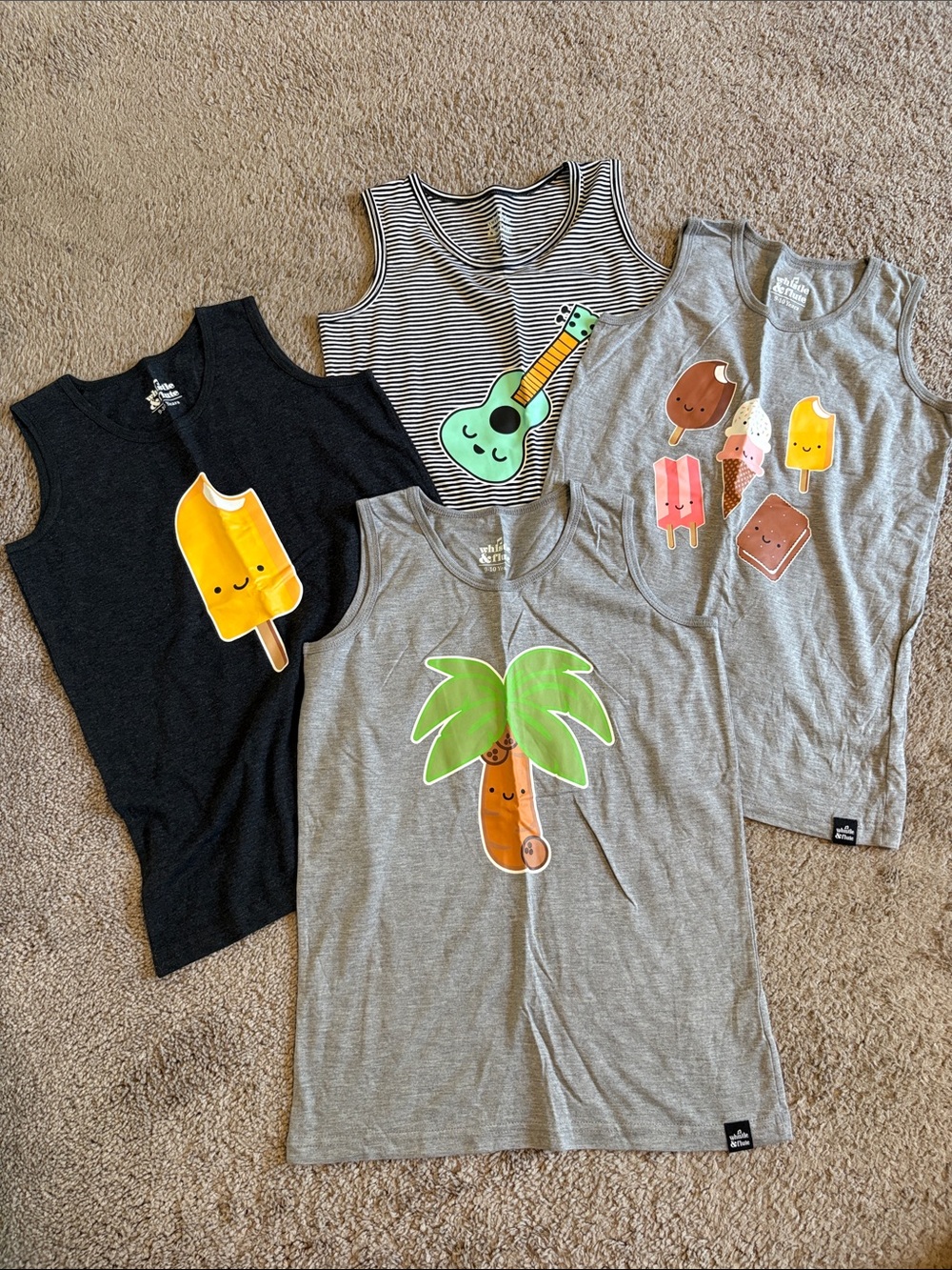 Whistle & flute size 9-10 tank top bundle